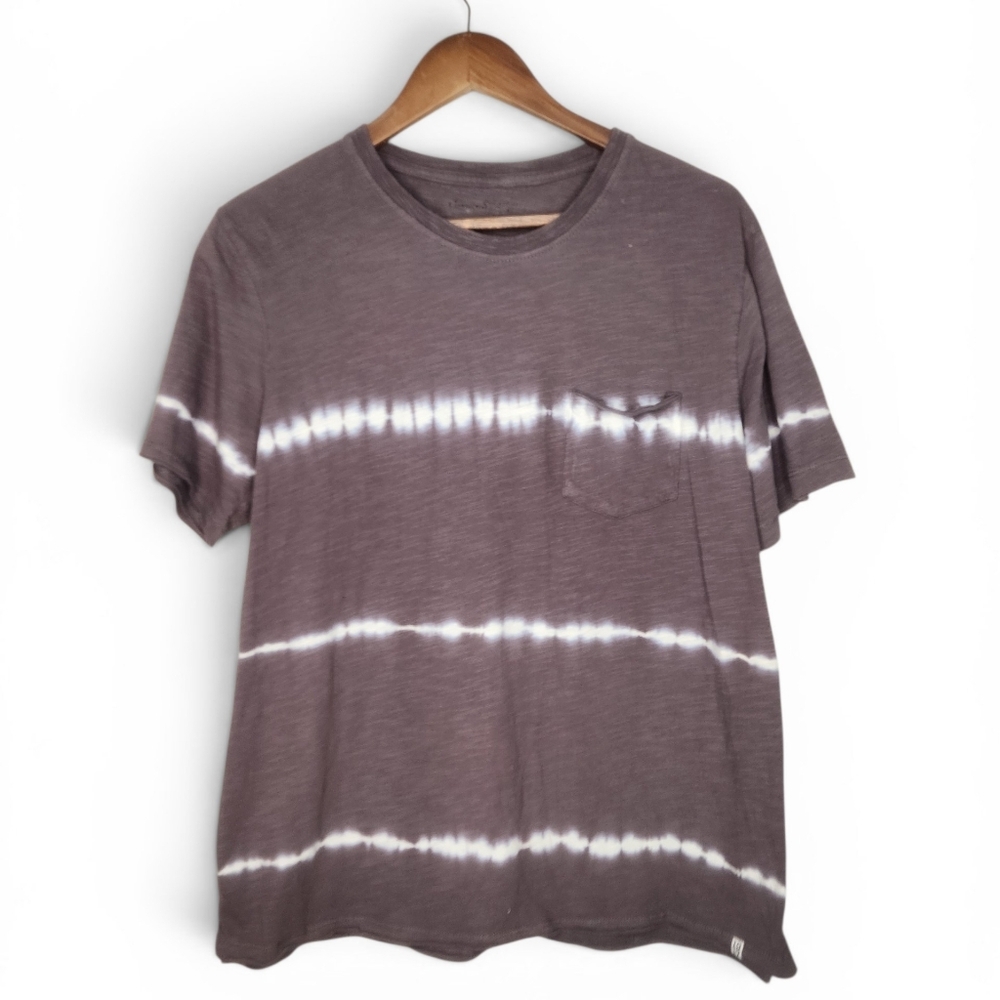 Sovereign Code Tie Dye Short Sleeve Tee in Charcoal Size L